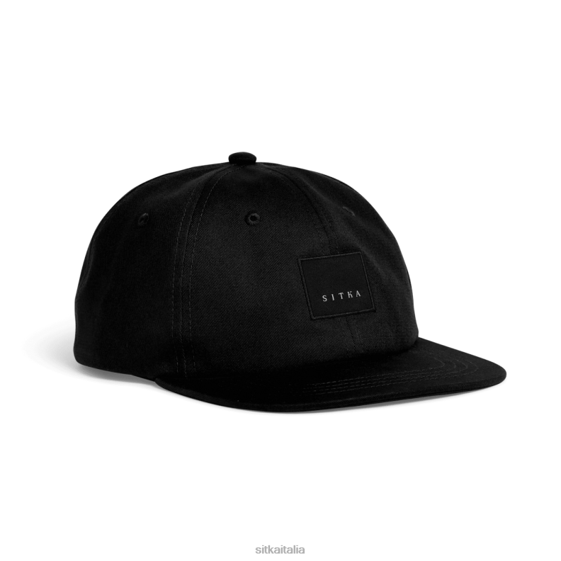SITKA Gear unisex snapback non strutturato con patch moderna RN2V317 cappelli nero
