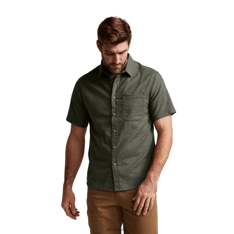 SITKA Gear uomini camicia ambary ss RN2V165 cime erica di lichene profondo