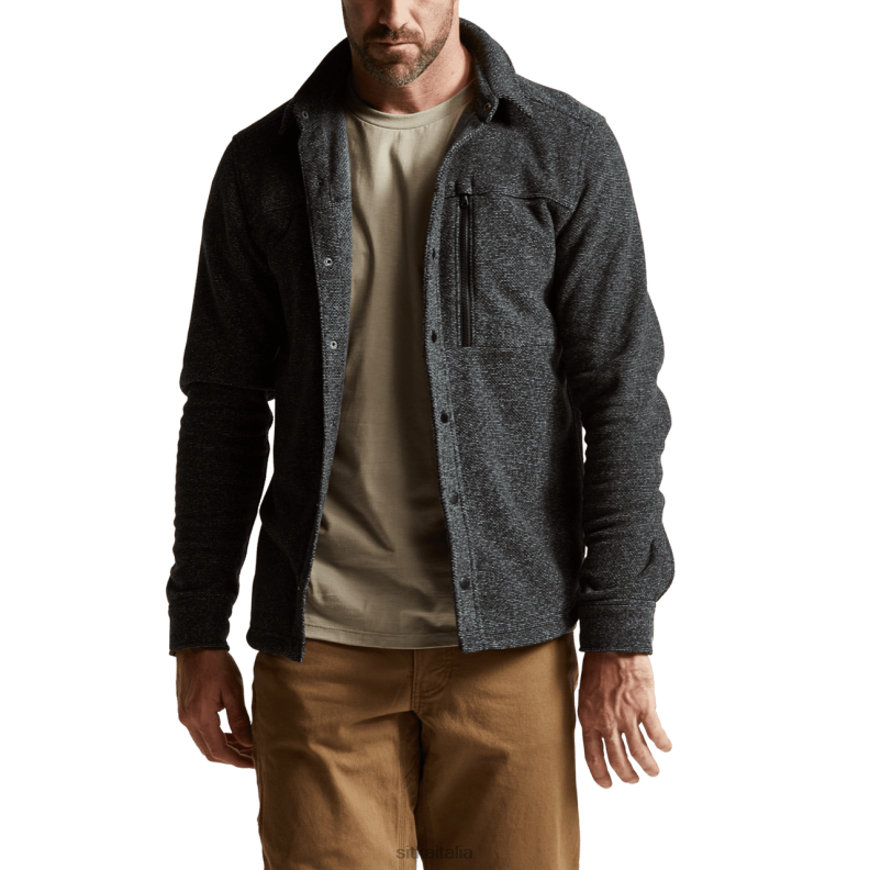 SITKA Gear uomini maglietta Snowcrest RN2V162 cime erica nera