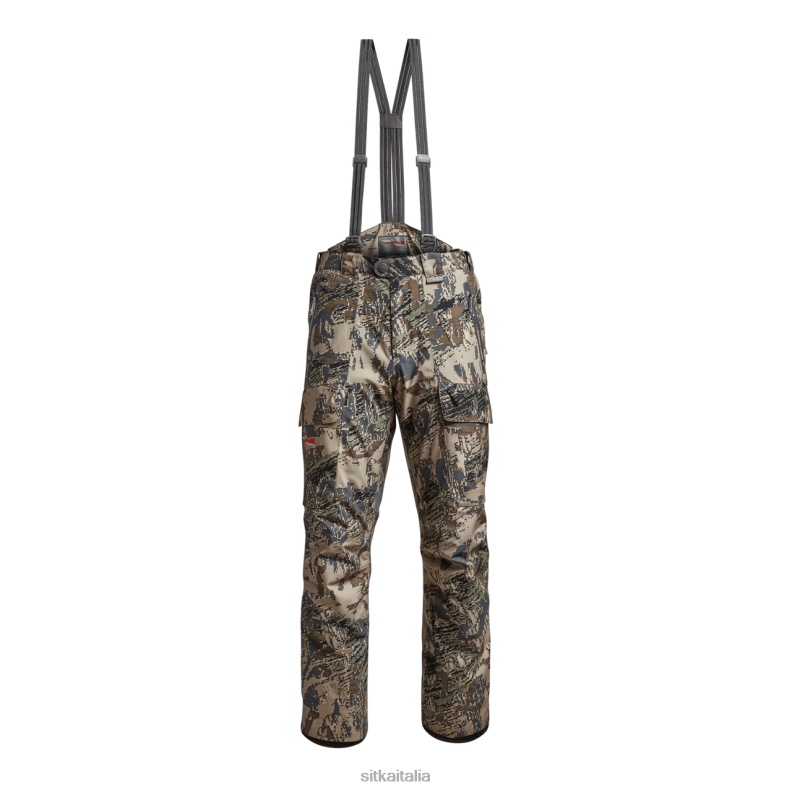 SITKA Gear uomini Pantaloni con bretelle Blizzard Aerolite RN2V208 fondi optifade aperta campagna