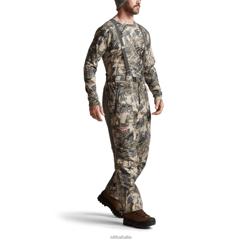 SITKA Gear uomini Pantaloni con bretelle Blizzard Aerolite RN2V208 fondi optifade aperta campagna