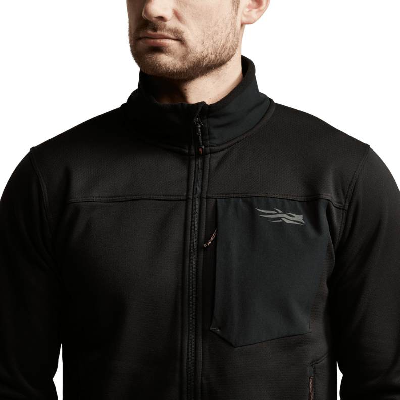 SITKA Gear uomini giacca in pile Dry Creek RN2V58 giacche e gilet nero