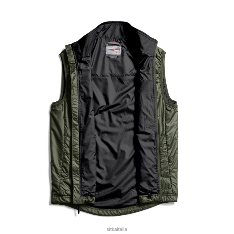 SITKA Gear uomini gilet Kelvin Aerolite RN2V74 giacche e gilet oliva polverosa