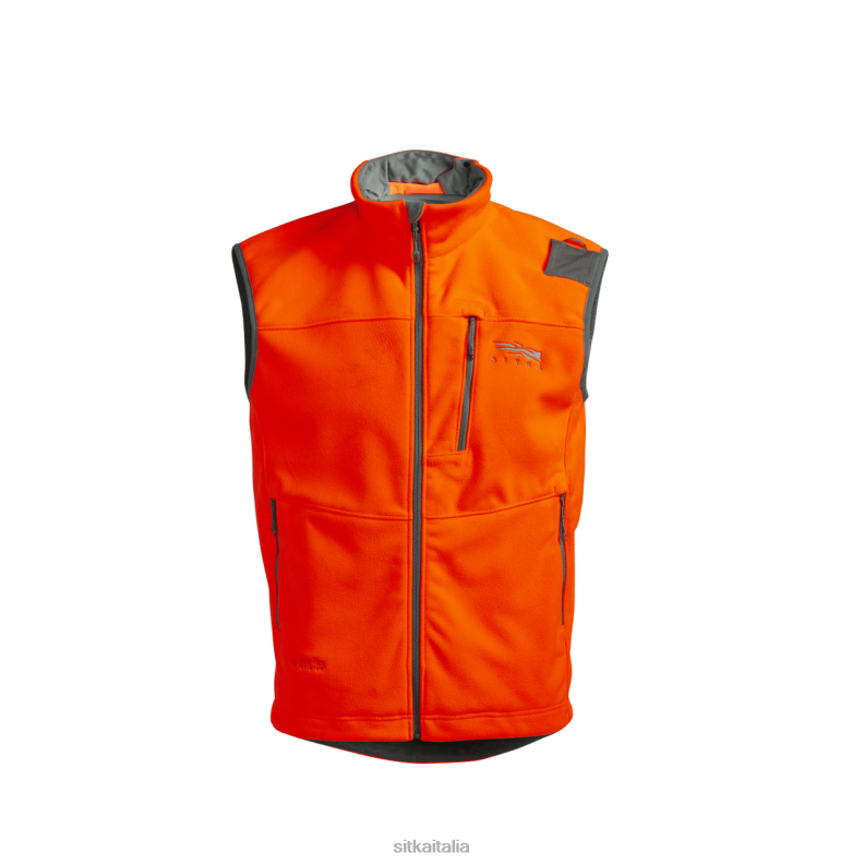 SITKA Gear uomini gilet a strati RN2V77 giacche e gilet fiammata arancione